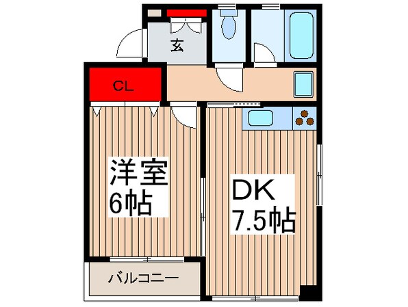 メゾンルミエールの物件間取画像